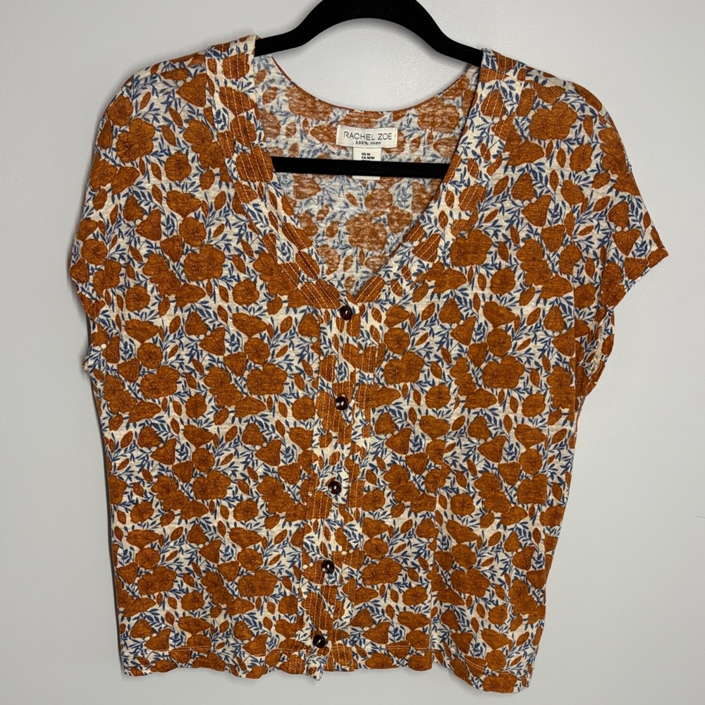 Rachel Zoe Button Down VNeck Too